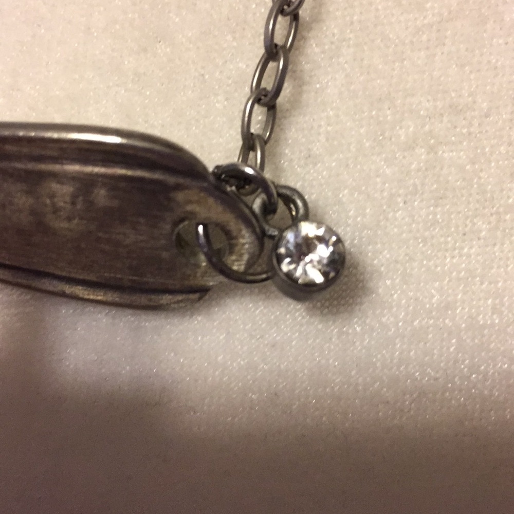 Beautiful handmade wedding spoon necklace - Picture 4 of 5
